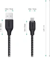 AUKEY CB-AM1 micro USB-USB 1,2m