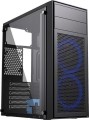 Gembird Midi Tower Fornax M100B ATX niebiesie wentylatory Czarna