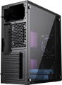 Gembird Midi Tower Fornax M100B ATX niebiesie wentylatory Czarna