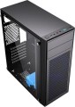 Gembird Midi Tower Fornax M100B ATX niebiesie wentylatory Czarna