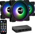 Aerocool Saturn 12F ARGB Pro 3-pack + Hub