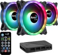 Aerocool Duo 12 Pro 3-pack + Hub + Pilot