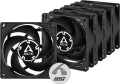 Arctic P8 PWM PST 5-pack Czarny