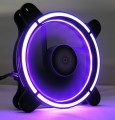 LC-Power 120 mm RGB 2-pack + Pasek LED + Hub + Pilot
