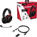 HyperX Cloud III Wireless Czerwone