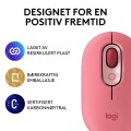 Logitech POP Mouse Coral Rose