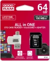GoodRam All in One MicroSDXC 64 GB Class 10 UHS-I/U1