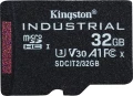 Kingston Industrial MicroSDHC 32 GB Class 10 UHS-I/U3 A1 V30