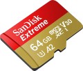 SanDisk Extreme MicroSDXC 64 GB Class 10 UHS-I/U3 A2 V30