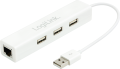 LogiLink 1x RJ-45 + 3x USB-A 2.0