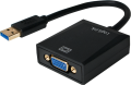 LogiLink USB - VGA Czarny