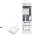 LogiLink USB-C - DVI Biały