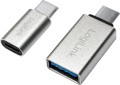 LogiLink USB-C - microUSB USB-C - USB Srebrny
