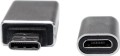 LogiLink USB-C - microUSB USB-C - USB Srebrny