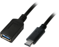 LogiLink USB-C - USB Czarny
