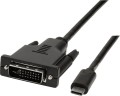LogiLink USB-C - DVI-D 1.8 m Czarny