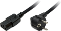 LogiLink Kabel zasilający Schuko-C13, 3,00m
