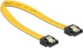 Delock SATA - SATA, 0.2m, Żółty