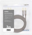 LogiLink Banan x2 - Banan x2 3m czarny