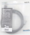 LogiLink DisplayPort - DisplayPort 2m czarny