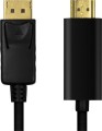 LogiLink DisplayPort - HDMI 3m czarny