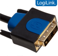 LogiLink HDMI - DVI-D 1m niebieski