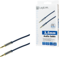 LogiLink Jack 3.5mm - Jack 3.5mm 0.3m niebieski