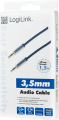 LogiLink Jack 3.5mm - Jack 3.5mm 1.5m niebieski