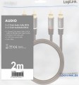 LogiLink RCA (Cinch) x2 - RCA (Cinch) x2 2m czarny