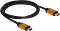 Delock HDMI - HDMI 1.5m pomarańczowy