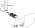 Delock USB-C - microUSB Czarny