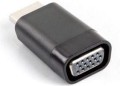 Lanberg HDMI - D-Sub (VGA) czarny