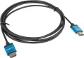 Lanberg HDMI - HDMI 0.5m niebieski