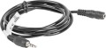 Lanberg Jack 3.5mm - Jack 3.5mm 1.5m czarny