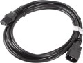 Lanberg IEC 320 C13 - C14, 3m, czarny