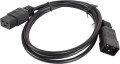 Lanberg IEC 320 C19 - C20, 1.8m, czarny
