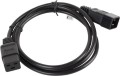 Lanberg IEC 320 C19 - C20, 1.8m, czarny