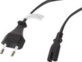 Lanberg radiowy CEE 7/16 - IEC 320 C7, 1.8m, czarny