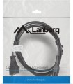Lanberg radiowy CEE 7/16 - IEC 320 C7, 1.8m, czarny