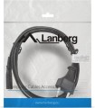 Lanberg radiowy CEE 7/16 - IEC 320 C7, 1.8m, czarny