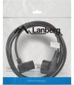 Lanberg CEE 7/7 - IEC 320 C13, 1.8m, czarny