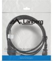 Lanberg CEE 7/7 - IEC 320 C13, 1.8m czarny
