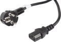 Lanberg CEE 7/7 - IEC 320 C13, 10m, czarny