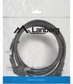 Lanberg CEE 7/7 - IEC 320 C13, 3m, czarny