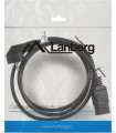 Lanberg CEE 7/7 - IEC 320 C19, 1.8m, czarny