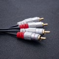 Qoltec RCA (Cinch) x2 - RCA (Cinch) x2 2m czarny