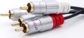 Qoltec RCA (Cinch) x2 - RCA (Cinch) x2 3m czarny