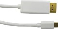 Qoltec USB-C - 2 m Biały