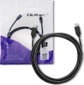 Qoltec USB-C - USB-C 2.5 m Czarny