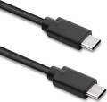 Qoltec USB-C - USB-C 2.5 m Czarny